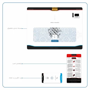 برچسب پوششی ماهوت مدل Nastaliq-4 مناسب برای تبلت مایکروسافت Surface Pro 4 2015