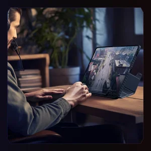 کیف کلاسوری نیلکین مدل Bumper Pro Multi-angle folding style مناسب برای تبلت سامسونگ Galaxy Tab S10 FE Plus