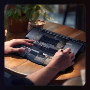 کیف کلاسوری نیلکین مدل Bumper Pro Multi-angle folding style مناسب برای تبلت سامسونگ Galaxy Tab S10 FE Plus