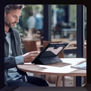 کیف کلاسوری نیلکین مدل Bumper Pro Multi-angle folding style مناسب برای تبلت سامسونگ Galaxy Tab S10 FE Plus
