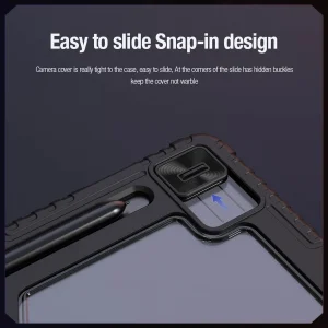 کیف کلاسوری نیلکین مدل Bumper Pro Multi-angle folding style مناسب برای تبلت سامسونگ Galaxy Tab S10 FE Plus