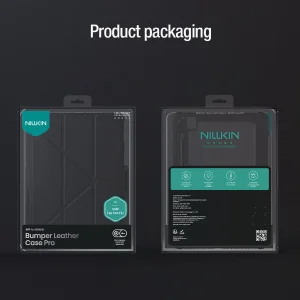 کیف کلاسوری نیلکین مدل Bumper Pro Multi-angle folding style مناسب برای تبلت سامسونگ Galaxy Tab S10 FE Plus