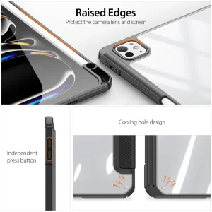 کیف کلاسوری بادیگارد مدل Toby 2 مناسب برای تبلت اپل iPad Pro 11 2024 M4 / iPad Pro 11 2025 M5