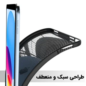 کاور لوکسار مدل Blackern مناسب برای تبلت اپل iPad Air 11-inch M2 (2024) / iPad Air 5th (2022) / iPad Air 4th (2020) 10.9 Inch