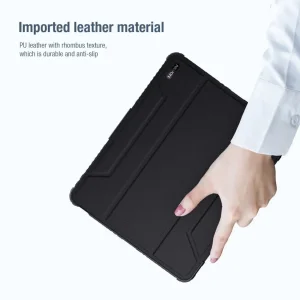 کیف کلاسوری نیلکین مدل Bumper Leather Pro مناسب برای تبلت Apple iPad Air 2025-11 Inch، Apple iPad Air 2024-11 Inch، Apple iPad Pro 2022-11 Inch، Apple iPad Pro 2021-11 Inch، Apple iPad Pro 2020-11 Inch، Apple iPad Air 2022 5th Generation-10.9 inch