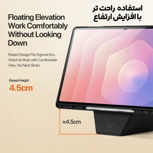 کیف کلاسوری بادیگارد مدل Vers مناسب برای تبلت سامسونگ Galaxy Tab S11 Ultra / S10 Ultra / S9 Ultra / S8 Ultra 14.6 inch