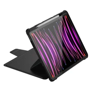 کیف کلاسوری کیبورددار نیلکین مدل Bumper Link Backlit مناسب برای تبلت اپل iPad Air 13 2024 / iPad Pro 12.9 2020/2021/2022