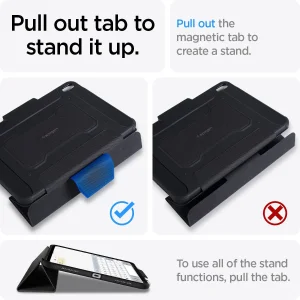 کیف کلاسوری اسپیگن مدل Rugged Armor Pro مناسب برای تبلت اپل iPad 11th A16 2025 / 10th 2022 11 Inch and 10.9