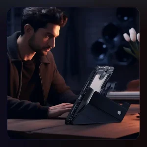 کیف کلاسوری نیلکین مدل Bumper Leather Pro مناسب برای تبلت Apple iPad Pro 2025-13 Inch، Apple iPad Pro 2024-13 Inch
