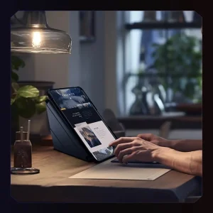 کیف کلاسوری نیلکین مدل Bumper Leather Pro مناسب برای تبلت Apple iPad Pro 2025-13 Inch، Apple iPad Pro 2024-13 Inch