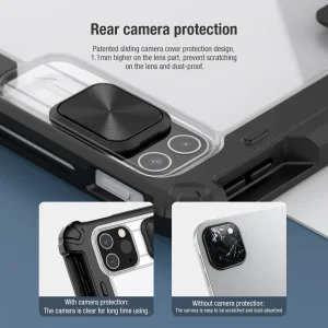 کیف کلاسوری نیلکین مدل Camshield Bumper مناسب برای تبلت اپل iPad Pro 12.9 2021/ iPad Pro 12.9 2020