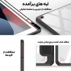 کیف کلاسوری بادیگارد مدل Toby مناسب برای تبلت اپل iPad 7 / 8 / 9 10.2 inch