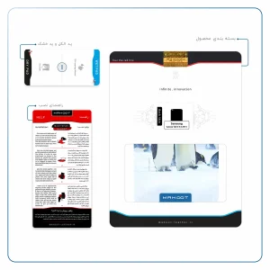 برچسب پوششی ماهوت مدل Penguin مناسب برای تبلت سامسونگ Galaxy Tab 3 8.0 2013 T311
