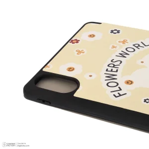 کیف کلاسوری دی کیس مدل Flowers مناسب برای تبلت شیائومی Redmi Pad Pro-12.1 inch