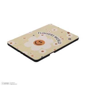 کیف کلاسوری دی کیس مدل Flowers مناسب برای تبلت شیائومی Redmi Pad Pro-12.1 inch