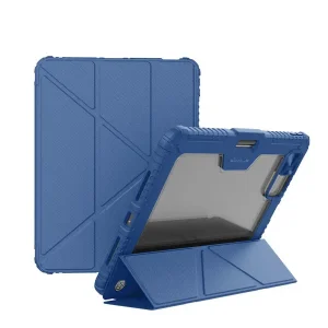 کیف کلاسوری نیلکین مدل Bumper Leather Pro Multi-angle folding مناسب برای تبلت اپل iPad Air 13 2026/ iPad Pro 13 2025/ iPad Air 13 2025