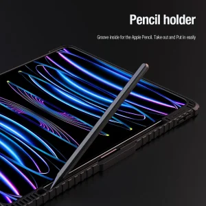 کیف کلاسوری نیلکین مدل Bumper Leather Pro Multi-angle folding مناسب برای تبلت اپل iPad Air 13 2026/ iPad Pro 13 2025/ iPad Air 13 2025