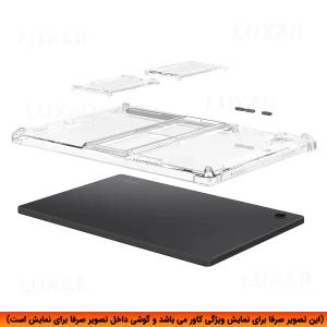 کیف کلاسوری لوکسار مدل Standing مناسب برای تبلت اپل اینچ iPad Pro 2024 11