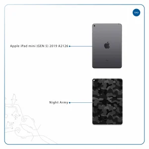 برچسب پوششی ماهوت مدل Night-Army مناسب برای تبلت اپل iPad mini (GEN 5) 2019 A2126