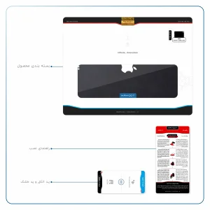 برچسب پوششی ماهوت مدل Graphite Buffalo Leather مناسب برای تبلت اپل iPad Pro 11 (GEN 2) 2020 A2228