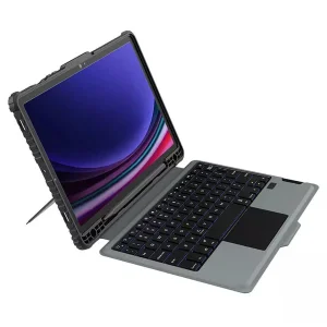 کیف کلاسوری کیبورد دار نیلکین مدل Bumper Combo Backlit مناسب برای تبلت سامسونگ Galaxy Tab S9 Plus