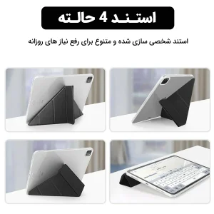 کاور لوکسار مدل Magnetic Smart Case 3 مناسب برای تبلت Apple iPad Pro 2020-11 Inch، Apple iPad Pro 2021-11 Inch