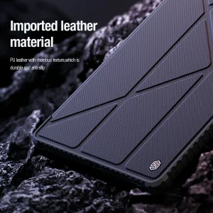 کیف کلاسوری نیلکین مدل Camshield Bumper Flip Folding مناسب برای تبلت سامسونگ Galaxy Tab S9 Fe Plus