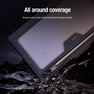 کیف کلاسوری نیلکین مدل Camshield Bumper Flip Folding مناسب برای تبلت سامسونگ Galaxy Tab S9 Fe Plus
