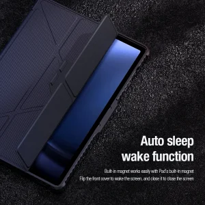کیف کلاسوری نیلکین مدل Camshield Bumper Flip Folding مناسب برای تبلت سامسونگ Galaxy Tab S9 Fe Plus
