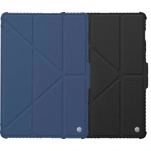 کیف کلاسوری نیلکین مدل Camshield Bumper Flip Folding مناسب برای تبلت سامسونگ Galaxy Tab S9 Fe Plus