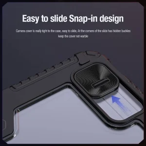 کیف کلاسوری نیلکین مدل Bumper Pro Leather Multi-Angle Folding مناسب برای تبلت اپل iPad Pro 11 2024