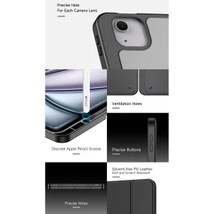 کیف کلاسوری دوکس دوکیس مدل Magi مناسب برای تبلت اپل iPad Air 13 (2024/2025) / iPad Pro 12.9 (2020/2021/2022)