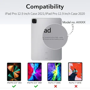 کاور لوکسار مدل Unicom مناسب برای تبلت اپل آیپد 12.9 اینچ 2021 / iPad 12.9 inch 2018 / iPad Pro 12.9 2020