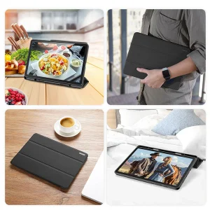 کیف کلاسوری دوکس دوکیس مدل Tri-Fold مناسب برای تبلت سامسونگ Galaxy Tab S6 Lite