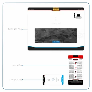 برچسب پوششی ماهوت مدل Night-Army-Pixel مناسب برای تبلت اپل iPad Air 2 2014 A1567