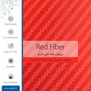 برچسب پوششی ماهوت مدل Red-Fiber مناسب برای تبلت اپل iPad Air 2 2014 A1567