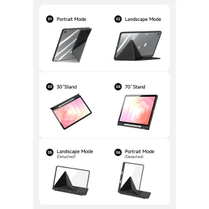 کیف کلاسوری بادیگارد مدل Magi مناسب برای تبلت Galaxy Tab S11 11 inch