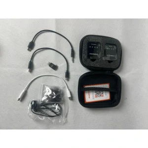 میکروفن یقه ای پرودو مدل PD-LFST133 با درگاه های اتصال تایپ سی و لایتنینگ و دوربین