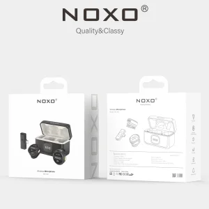 میکروفن بی‌ سیم یقه‌ ای نوکسو مدل MC‑N2 با درگاه اتصال USB‑C