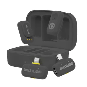 میکروفن بی سیم هالی لند مدل Lark A1 Combo با درگاه USB-C و Lightning