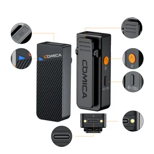 ست میکروفن بی سیم کامیکا مدل Vimo C2