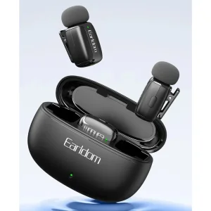 ست میکروفن بی سیم ارلدام مدل ET-MC16L با درگاه لایتنینگ