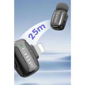 ست میکروفن بی سیم ارلدام مدل ET-MC16L با درگاه لایتنینگ