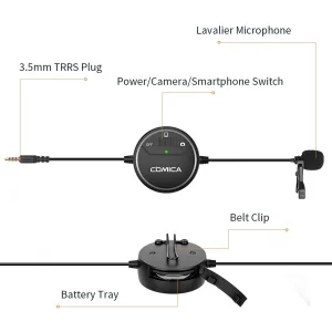 میکروفن یقه ای کامیکا مدل SIG.LAV V03