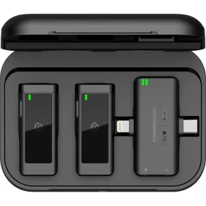 ست میکروفن بی سیم پاورولوجی مدل  Lavalier -Duo -PWmic2
