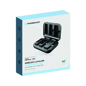 ست میکروفن بی سیم پاورولوجی مدل  Lavalier -Duo -PWmic2