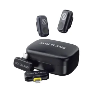 میکروفن یقه ای هالی لند مدل LARK A1 DUO با درگاه اتصال USB-C