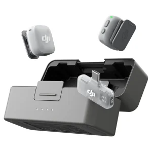 میکروفن بی سیم دی جی آی مدل  DJI Mic Mini2 1TX+Mobile RX+Charging Case با درگاه اتصال USB Type-C