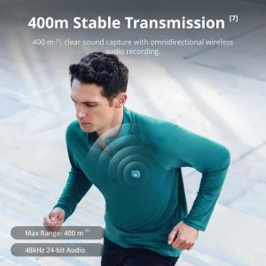 میکروفن بی سیم دی جی آی مدل  DJI Mic Mini2 1TX+Mobile RX+Charging Case با درگاه اتصال USB Type-C