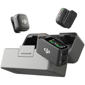 ست میکروفن بی سیم دی جی آی مدل Mic 3 دوکاربره با درگاه اتصال Type-c